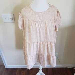 Plus Size Floral Tunic